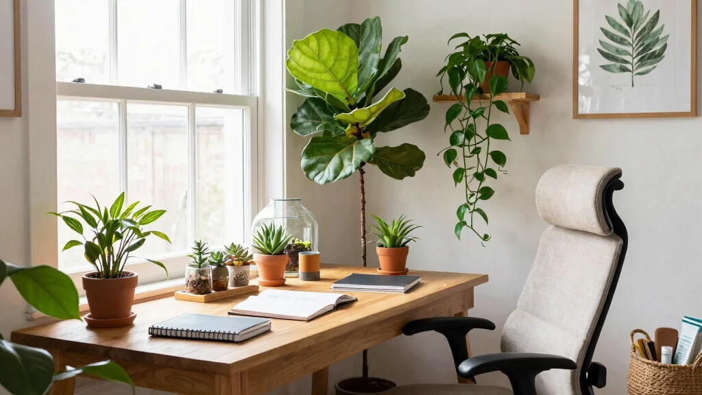 10 Home Office With Plants Ideas for a Fresh, Green Space