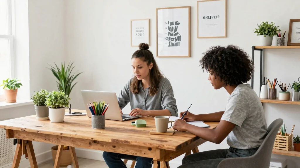 7 Two-Person DIY Workspace Ideas for a Shared Office