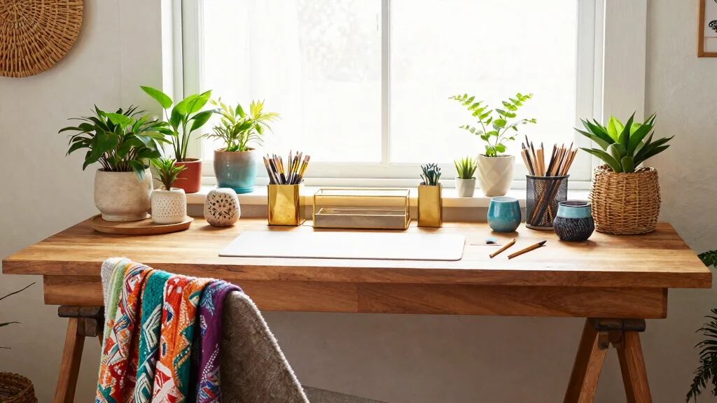 8 Boho Desk Decor Ideas for a Creative Space