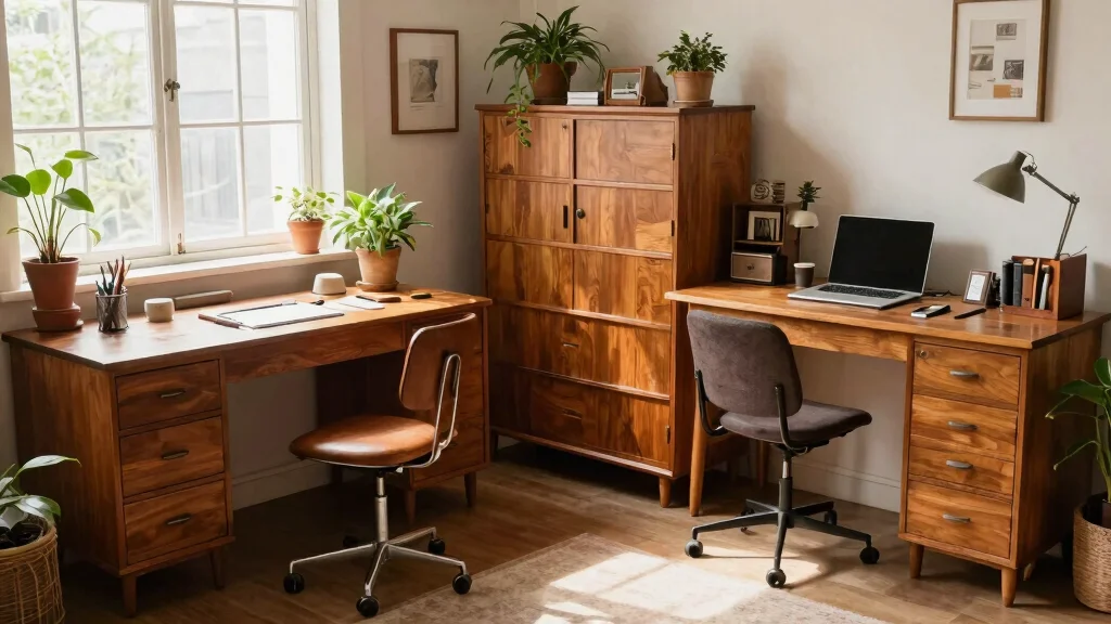 9 Repurposed Furniture Desk Ideas (Dresser, Door, and More)