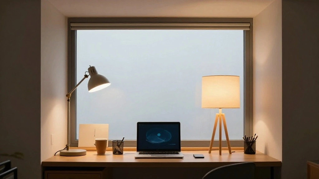 How to Add Lighting to a Windowless Office Nook