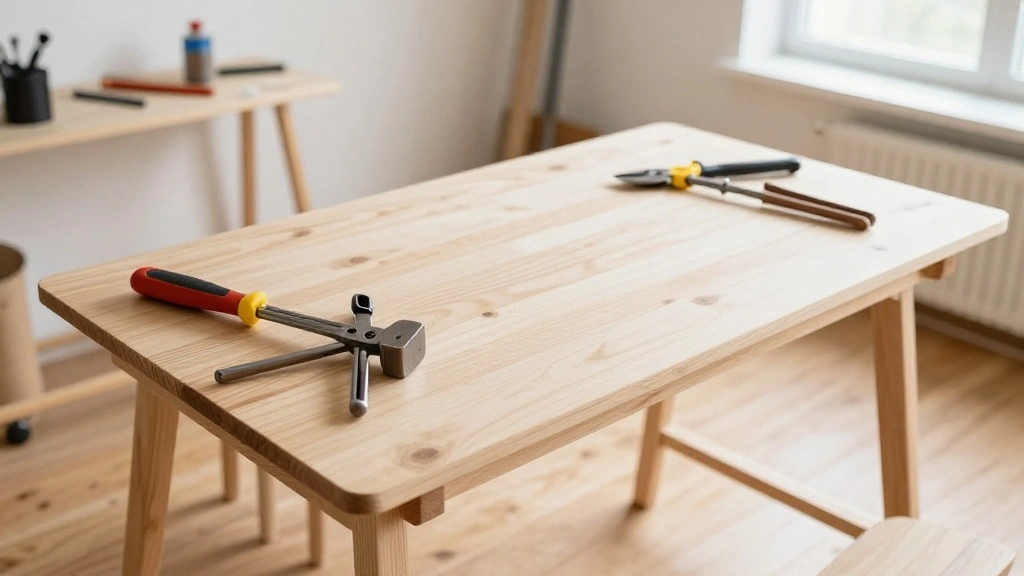 How to Build a Desk With No Power Tools