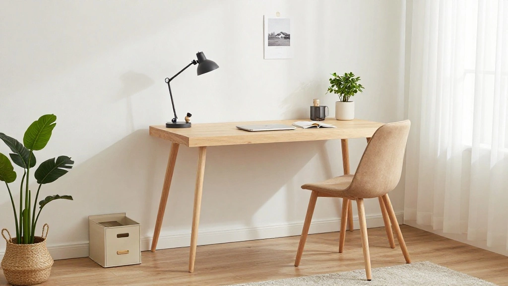 How to Fit a Desk in a Small Living Room Without the Clutter