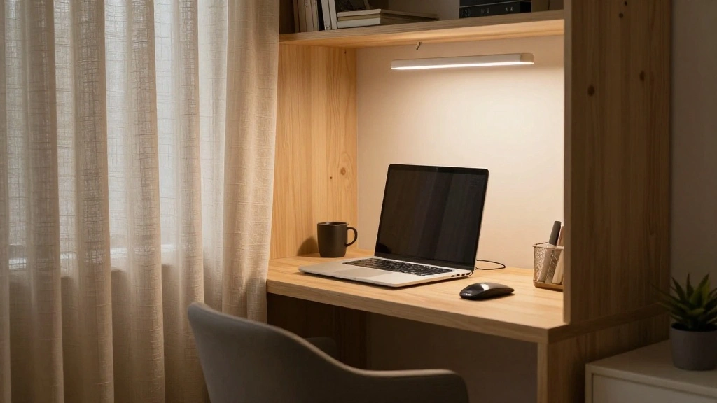 How to Hide Your Office Nook With a Curtain or Door