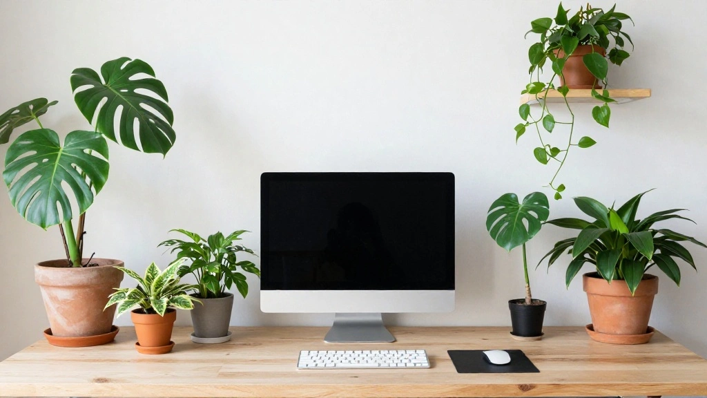 How to Style Plants in a Home Office for Beginners